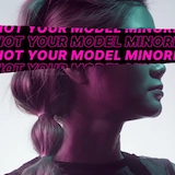 The words 'Not Your Model Minority' revealed underneath an image of an Asian woman.